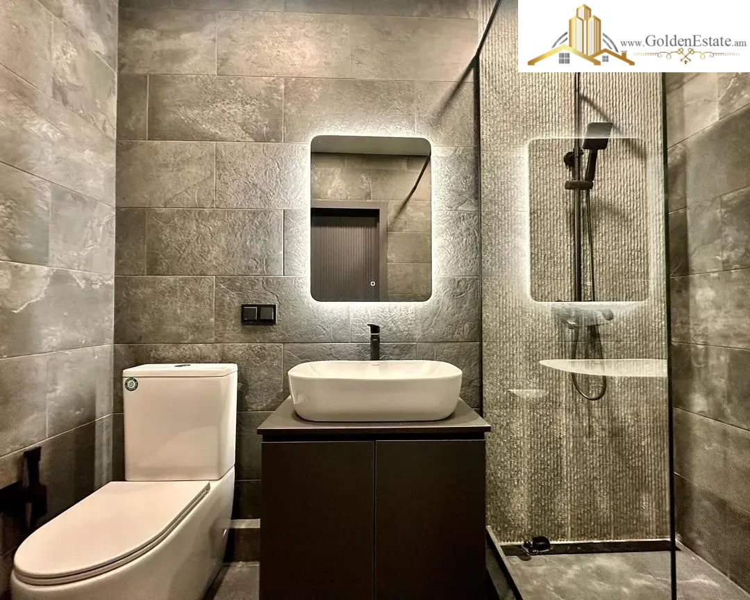 2 սենյականոց բնակարան նորակառույց շենքում Ադոնցի փողոցում Արաբկիրում, 59 քմ, նախավերջին հարկ