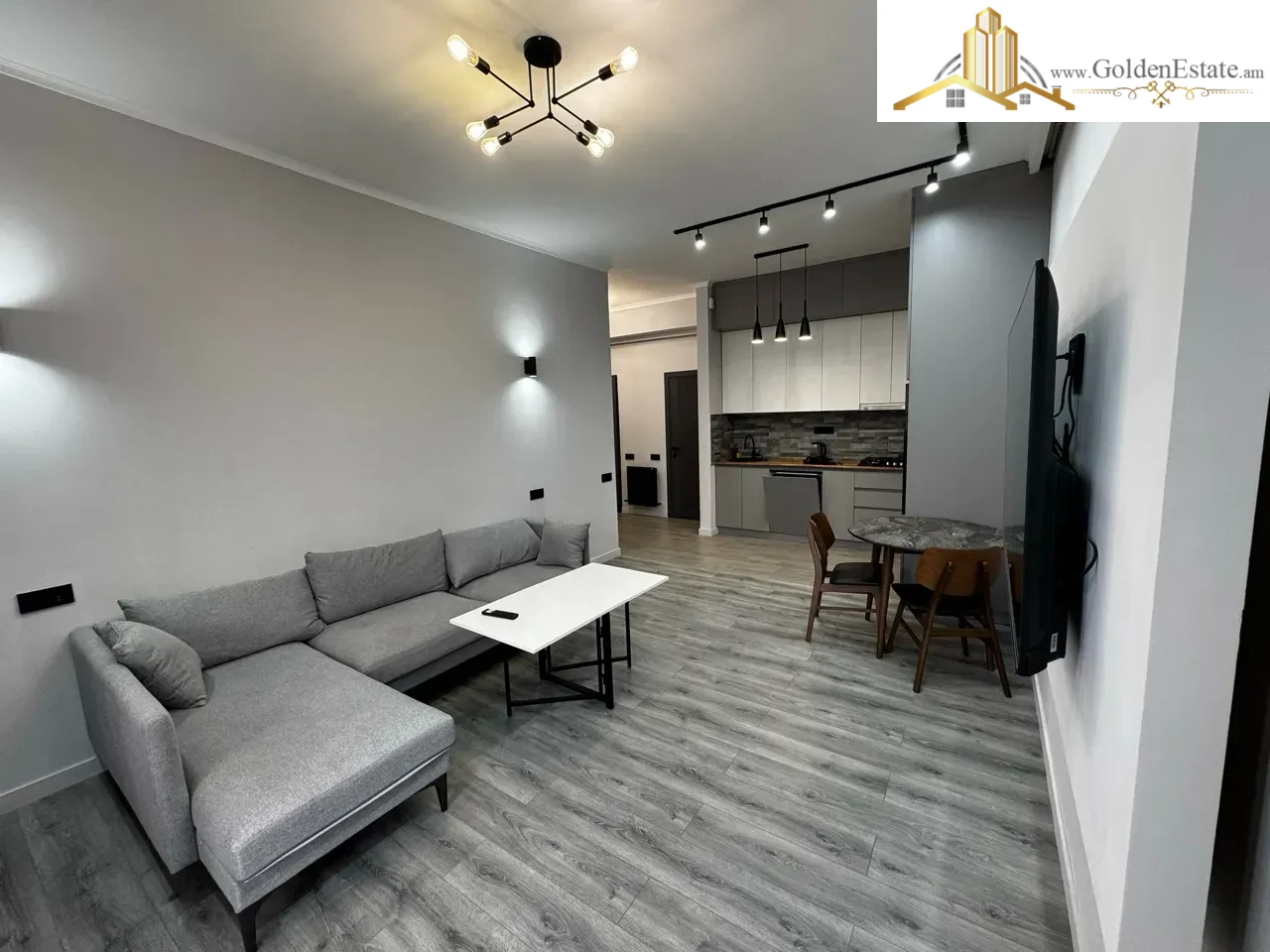 2 սենյականոց բնակարան նորակառույց շենքում Ադոնցի փողոցում Արաբկիրում, 59 քմ, նախավերջին հարկ