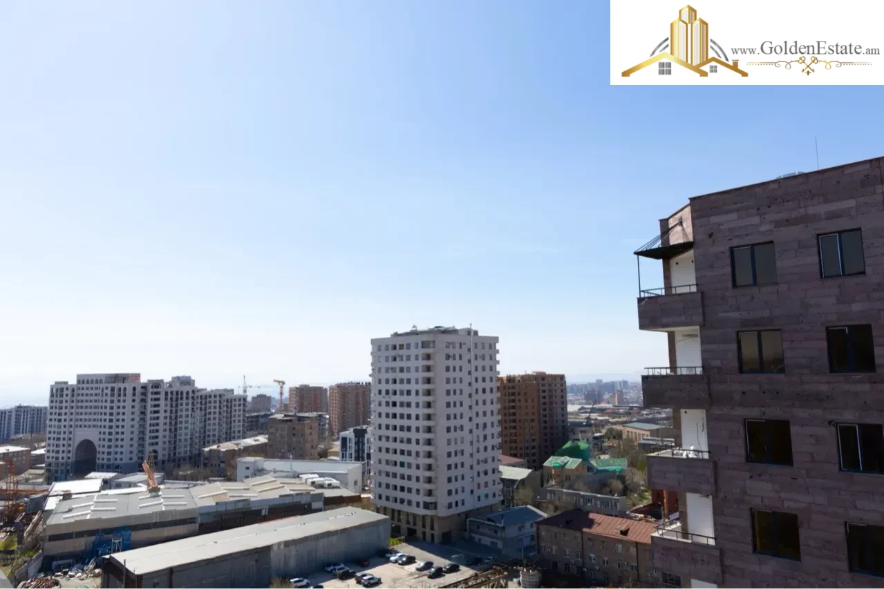 2 սենյականոց բնակարան նորակառույց շենքում Ադոնցի փողոցում Արաբկիրում, 59 քմ, նախավերջին հարկ