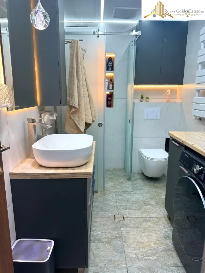 3 սենյականոց բնակարան Դավիթ Հովհաննեսի փողոցում Արաբկիրում, 71 քմ, 1/9 հարկ, բարձր առաստաղներ