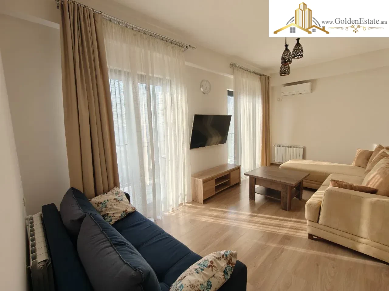 2 սենյականոց բնակարան նորակառույց շենքում Դավթաշեն 1-ին թաղամասում Դավթաշենում, 65 քմ