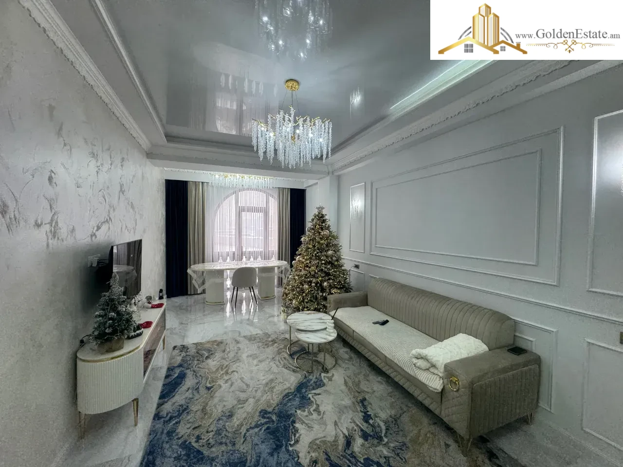 4 սենյականոց բնակարան նորակառույց շենքում Ադոնցի փողոցում Արաբկիրում, 124 քմ, նախավերջին հարկ