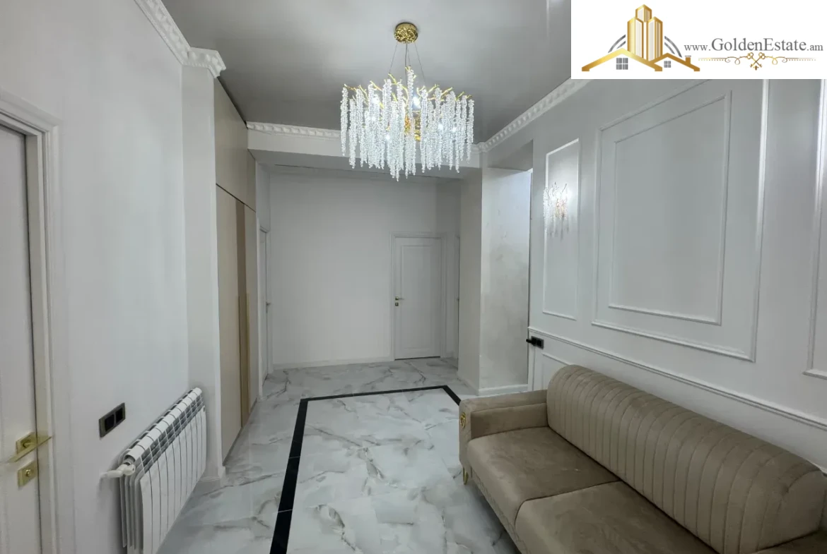 4 սենյականոց բնակարան նորակառույց շենքում Ադոնցի փողոցում Արաբկիրում, 124 քմ, նախավերջին հարկ