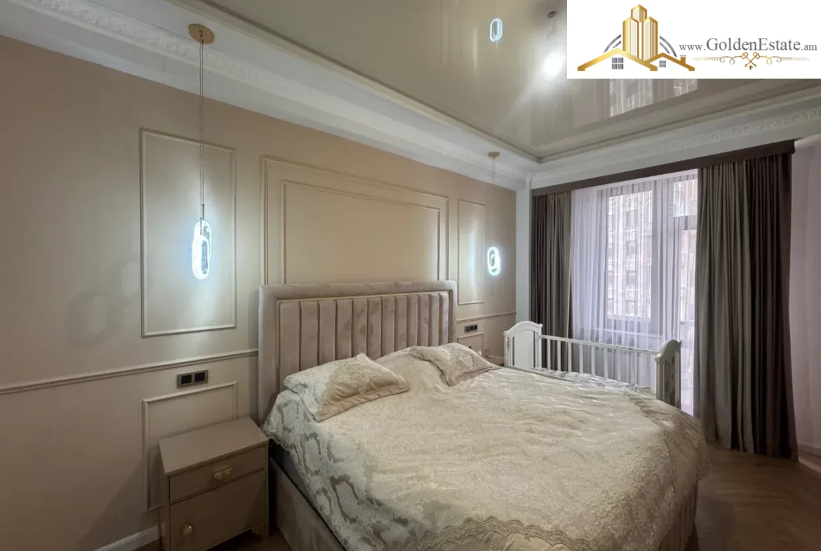 4 սենյականոց բնակարան նորակառույց շենքում Ադոնցի փողոցում Արաբկիրում, 124 քմ, նախավերջին հարկ