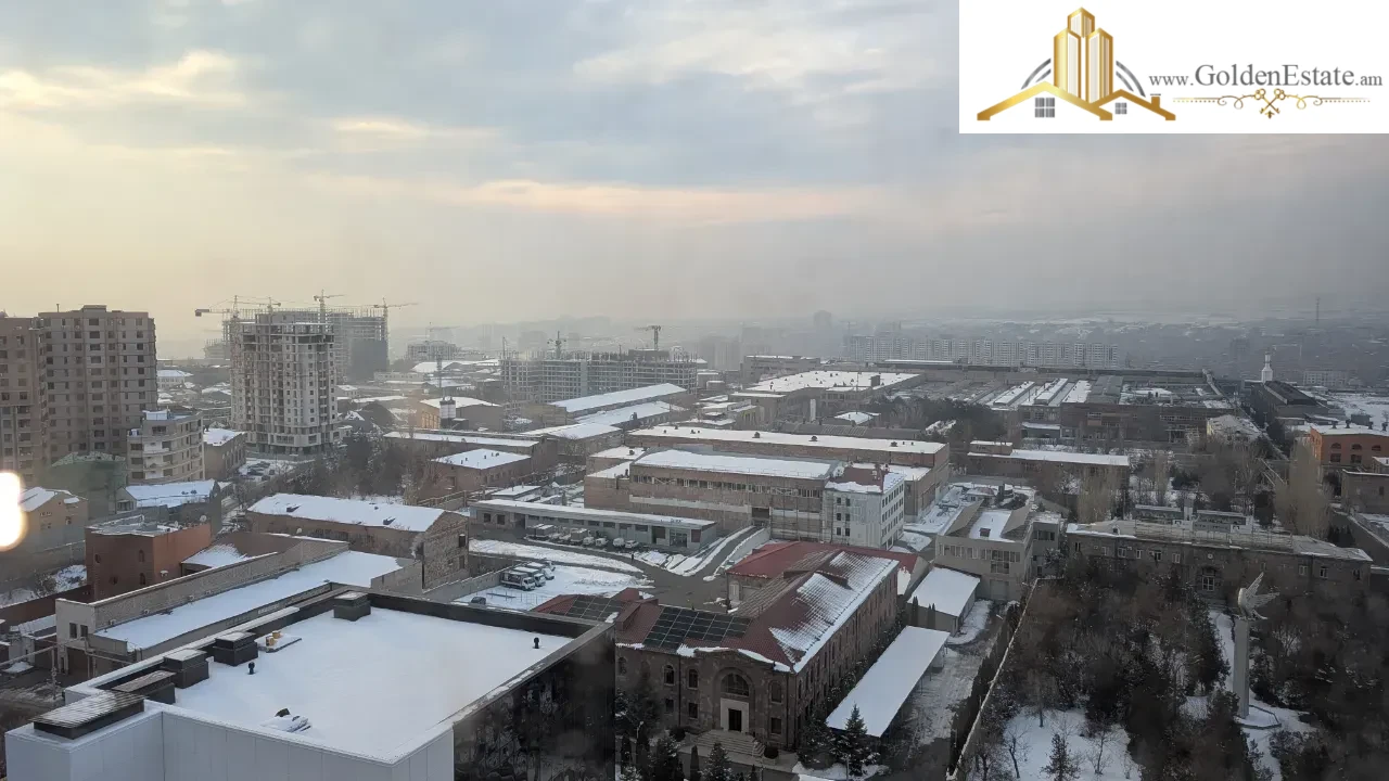 3 սենյականոց բնակարան նորակառույց շենքում Ադոնցի փողոցում Արաբկիրում, 98 քմ, 13/18 հարկ