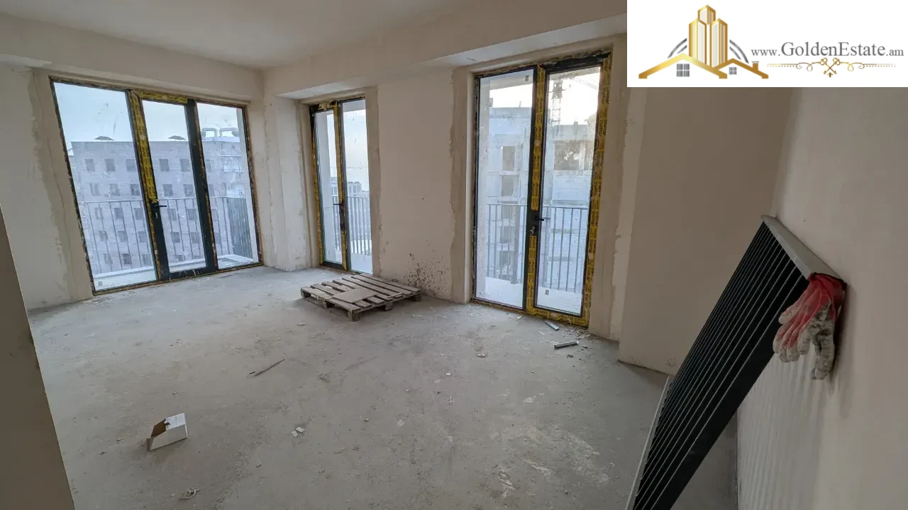 3 սենյականոց բնակարան նորակառույց շենքում Ադոնցի փողոցում Արաբկիրում, 98 քմ, 13/18 հարկ