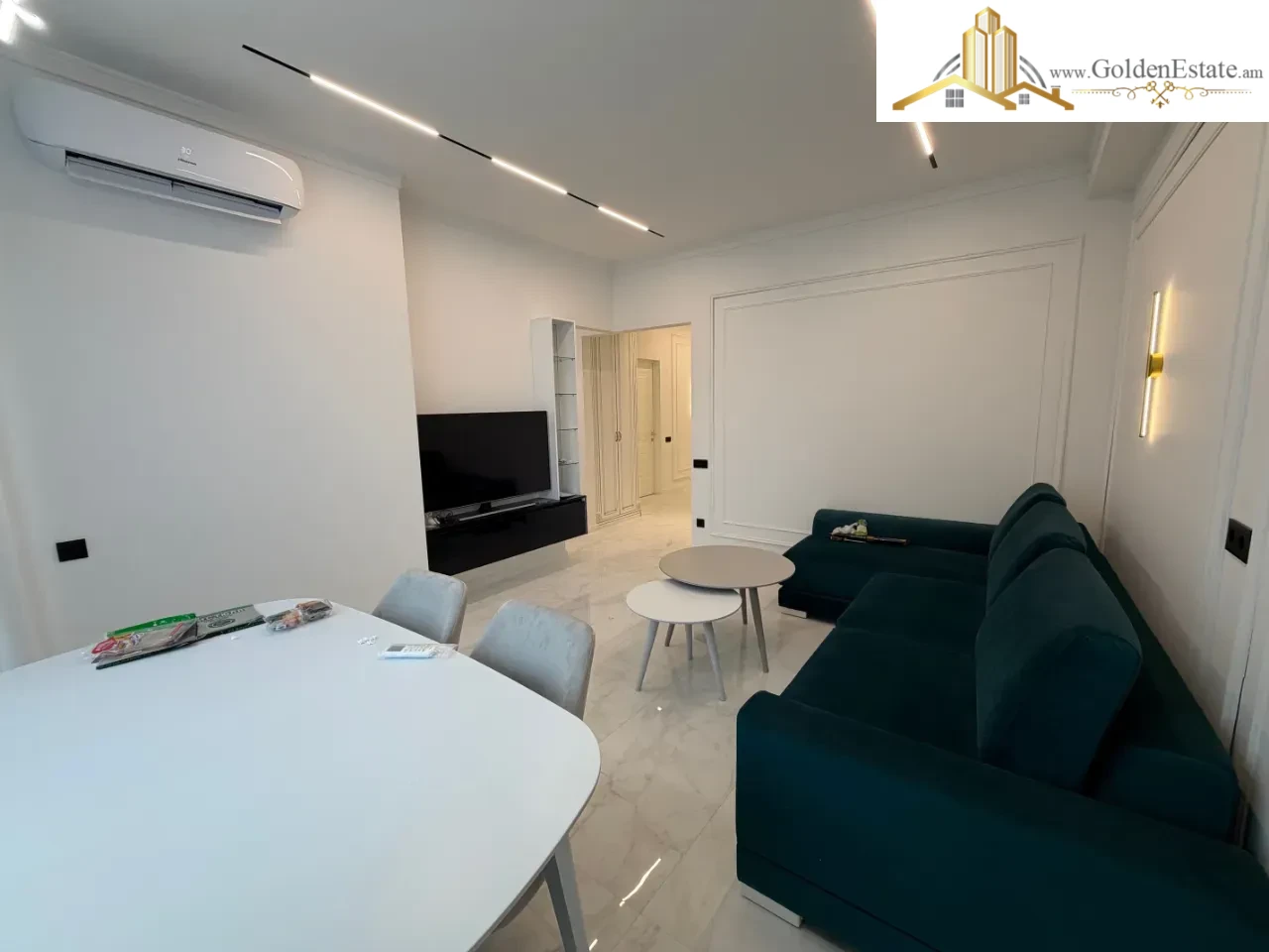 2 սենյականոց բնակարան նորակառույց շենքում Արշակունյաց պողոտայում կենտրոնում, 68 քմ, 15/20 հարկ