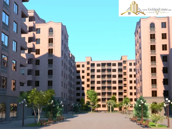 2 սենյականոց բնակարան նորակառույց շենքում Ադոնցի փողոցում Արաբկիրում, 57 քմ, 4/8 հարկ