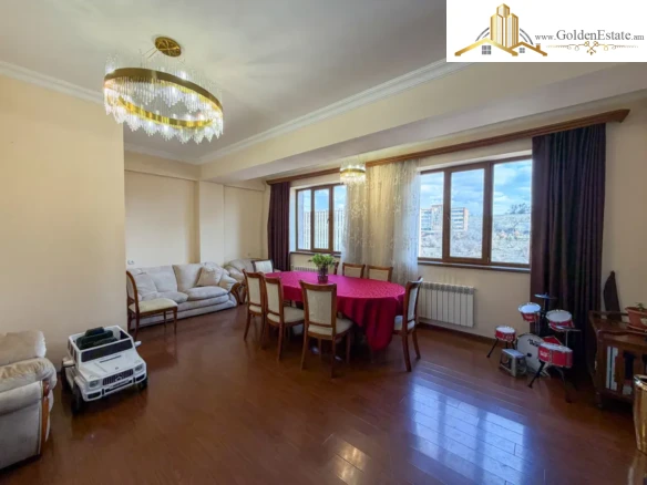 4 սենյականոց բնակարան նորակառույց շենքում Պարույր Սևակի փողոցում Քանաքեռ-Զեյթունում, 140 քմ