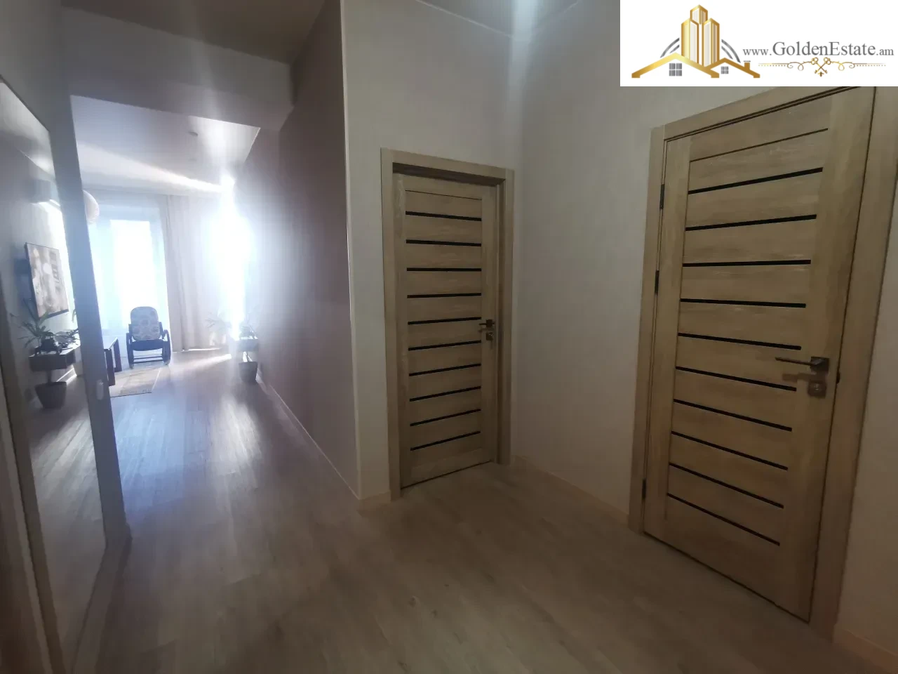 2 սենյականոց բնակարան նորակառույց շենքում Աղբյուր Սերոբի փողոցում Արաբկիրում, 66 քմ, նախավերջին հարկ