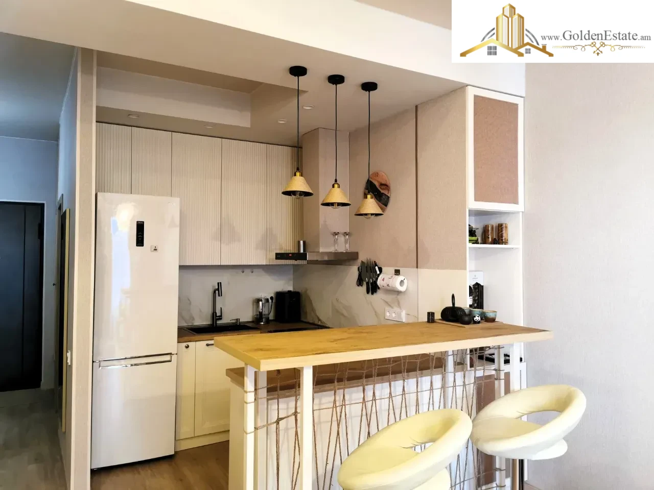 2 սենյականոց բնակարան նորակառույց շենքում Աղբյուր Սերոբի փողոցում Արաբկիրում, 66 քմ, նախավերջին հարկ