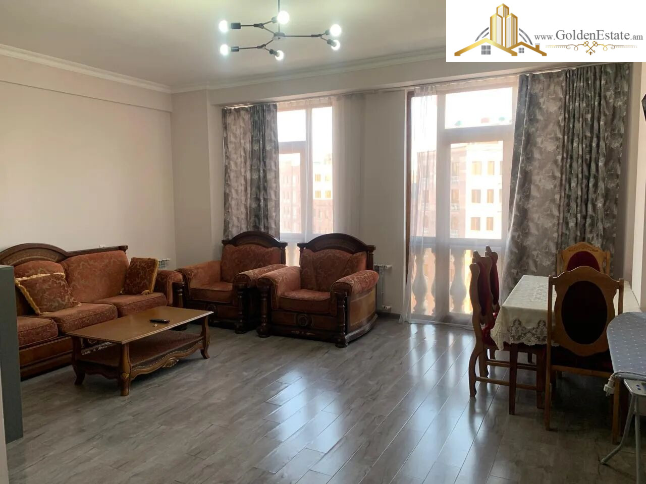 2 սենյականոց բնակարան նորակառույց շենքում Ադոնցի փողոցում Արաբկիրում, 60 քմ, բարձր առաստաղներ