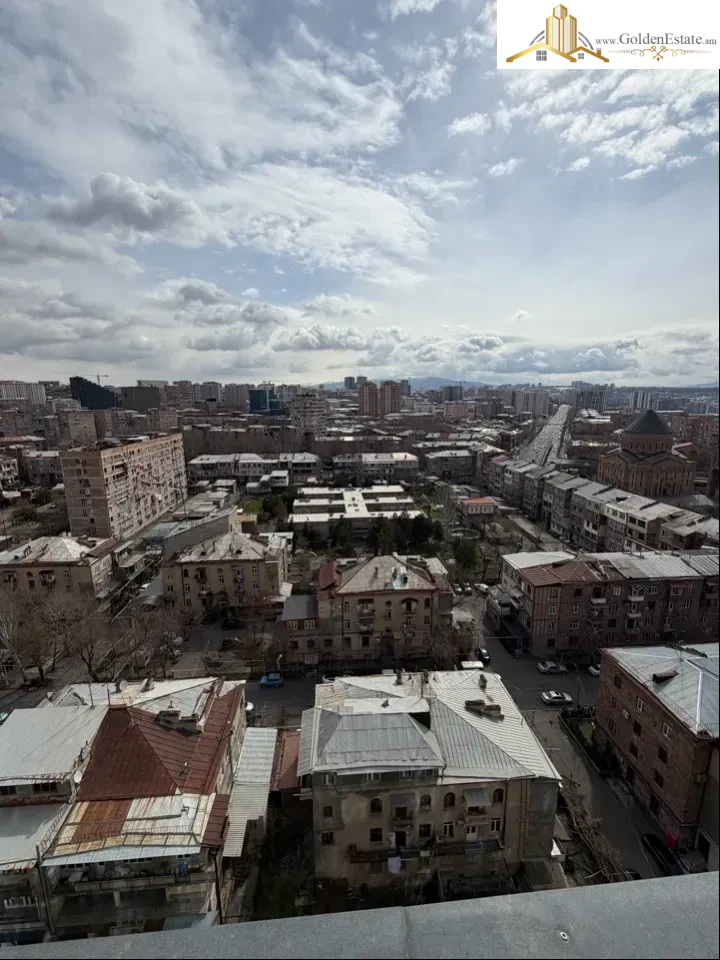 2 սենյականոց բնակարան նորակառույց շենքում Կոմիտասի պողոտայում Արաբկիրում, 71 քմ, 14/18 հարկ