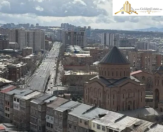 2 սենյականոց բնակարան նորակառույց շենքում Կոմիտասի պողոտայում Արաբկիրում, 71 քմ, 14/18 հարկ