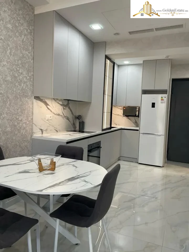 2 սենյականոց բնակարան նորակառույց շենքում Բարբյուսի փողոցում Արաբկիրում, 44 քմ, 3/7 հարկ