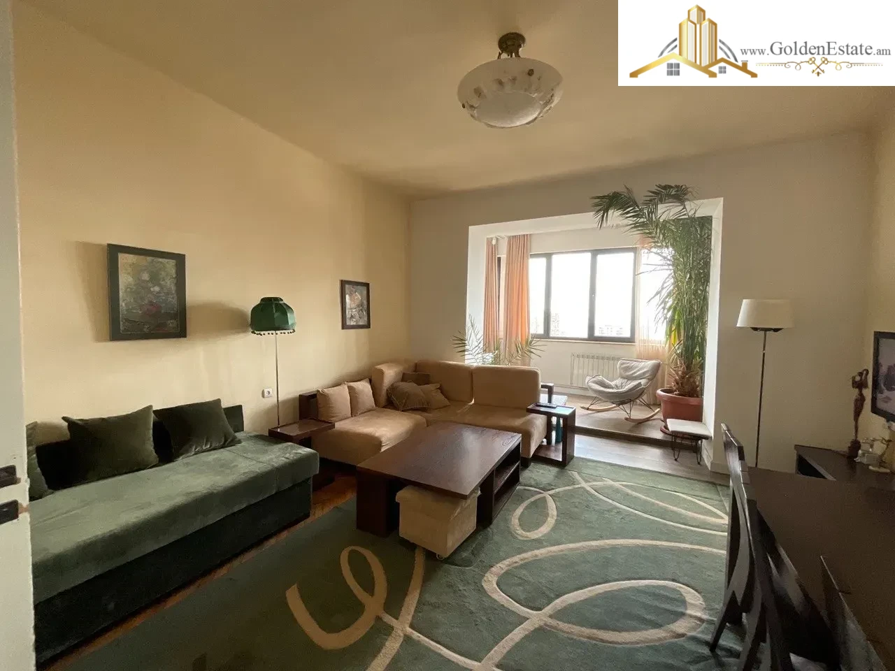 4 սենյականոց բնակարան Կոմիտասի պողոտայում Արաբկիրում, 110 քմ, 2 սանհանգույց, բարձր առաստաղներ