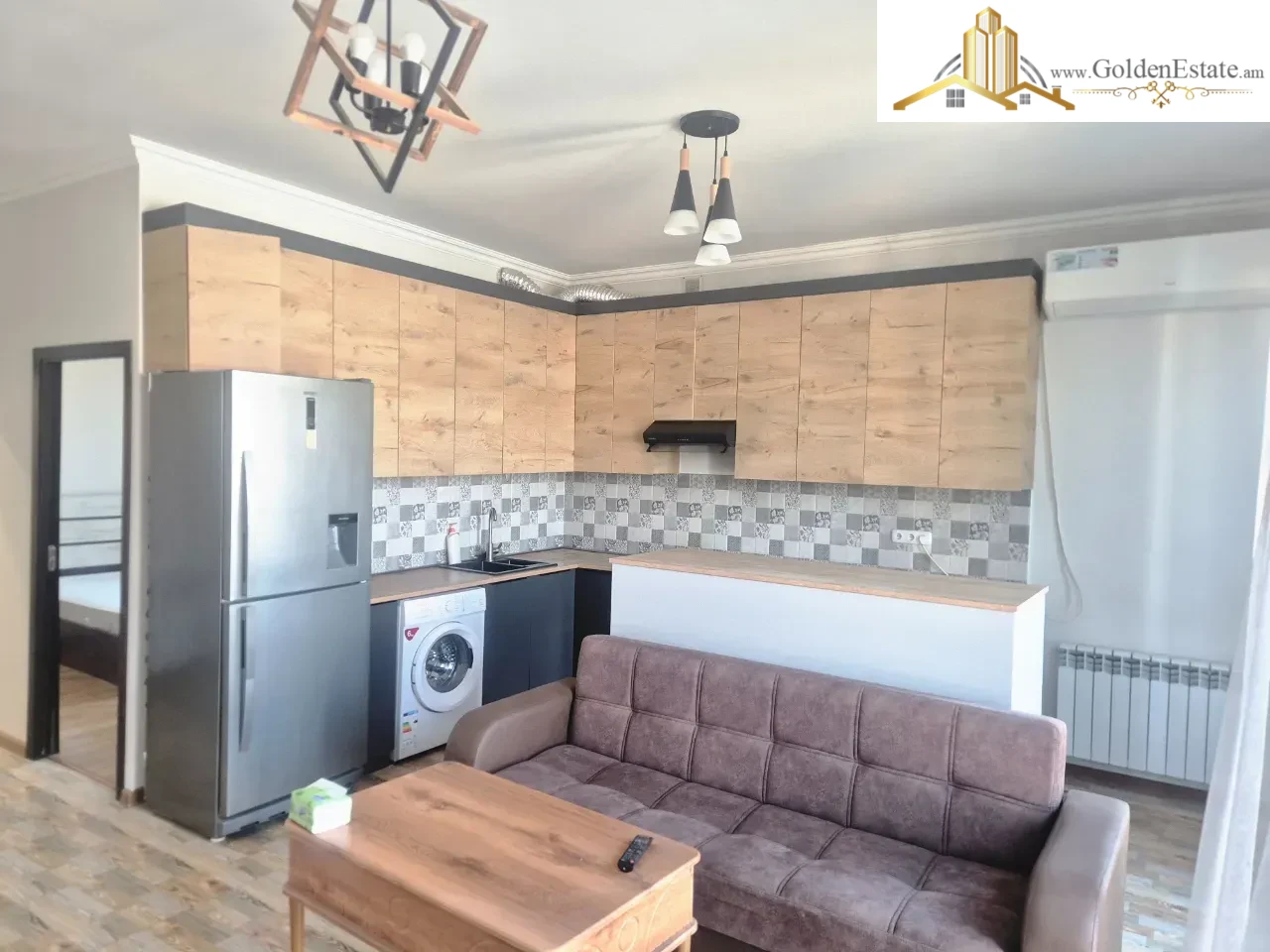 2 սենյականոց բնակարան նորակառույց շենքում Ղափանցյան փողոցում Արաբկիրում, 65 քմ, նախավերջին հարկ