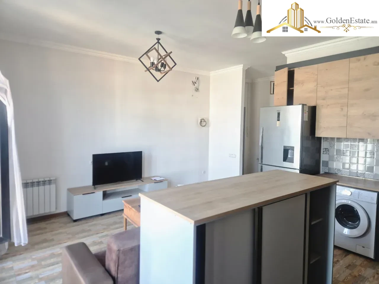 2 սենյականոց բնակարան նորակառույց շենքում Ղափանցյան փողոցում Արաբկիրում, 65 քմ, նախավերջին հարկ