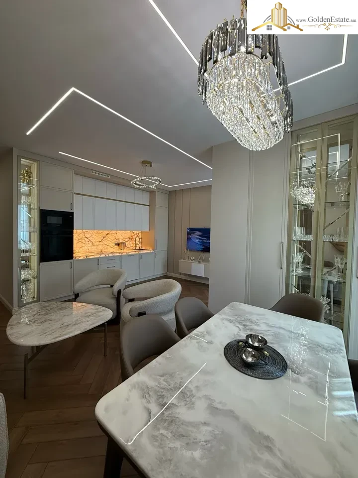 3 սենյականոց բնակարան նորակառույց շենքում Դավիթ Անհաղթի փողոցում Արաբկիրում, 71 քմ, 10/15 հարկ