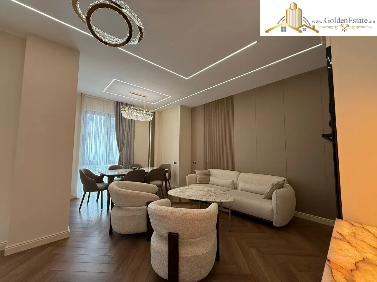 3 սենյականոց բնակարան նորակառույց շենքում Դավիթ Անհաղթի փողոցում Արաբկիրում, 71 քմ, 10/15 հարկ