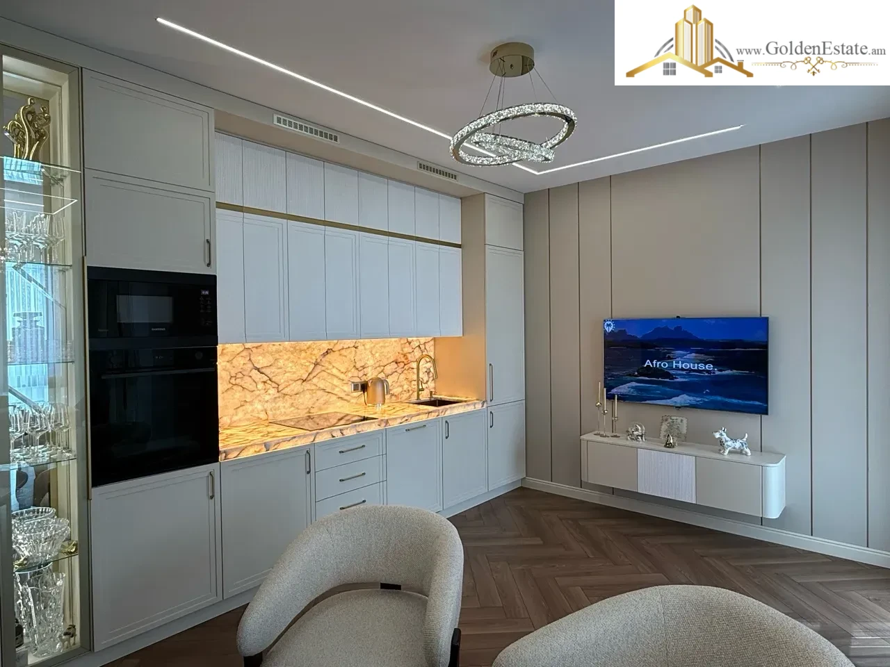 3 սենյականոց բնակարան նորակառույց շենքում Դավիթ Անհաղթի փողոցում Արաբկիրում, 71 քմ, 10/15 հարկ