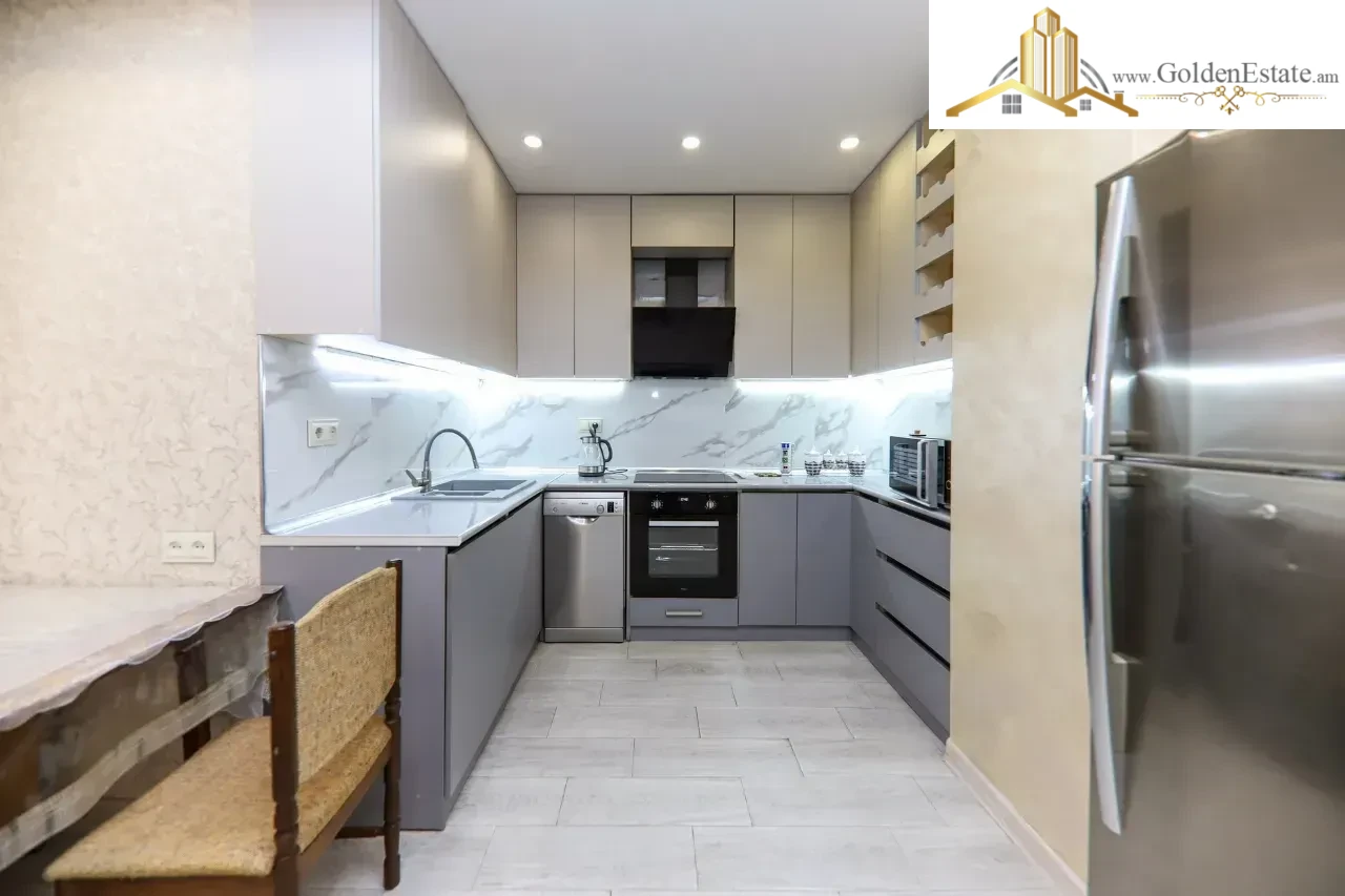 📣 For rent: 3-room apartment in a newly built building on Adontsi Street in Arabkir, 94 sq.m., 2nd floor of 9, 2 bathrooms