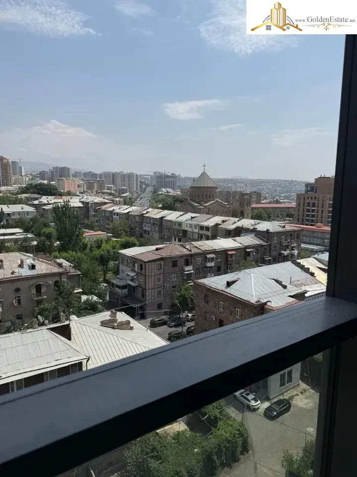 📣 Վարձով է տրվում 2 սենյականոց բնակարան նորակառույց շենքում Կոմիտասի պողոտայում Արաբկիրում, 70 քմ, 9/20 հարկ