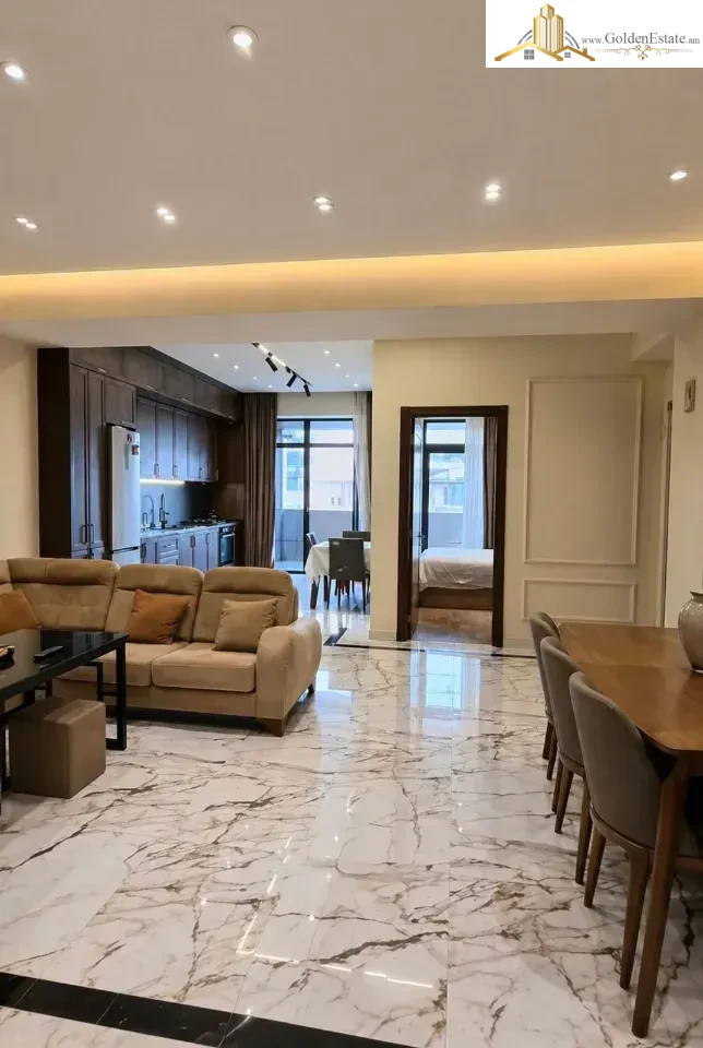For rent: 3-room apartment in a newly built building on Komitas Avenue in Arabkir, 110 sq.m., 5th floor of 18