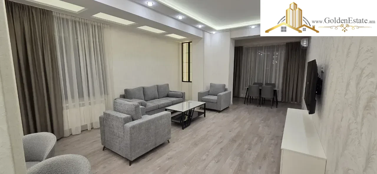 📣 یک واحد آپارتمان ۲ خوابه برای اجاره در یک ساختمان نوساز در خیابان گریبایدوف، منطقه اربونیق، ۸۱ مترمربع، طبقه ۱۰ از ۱۲