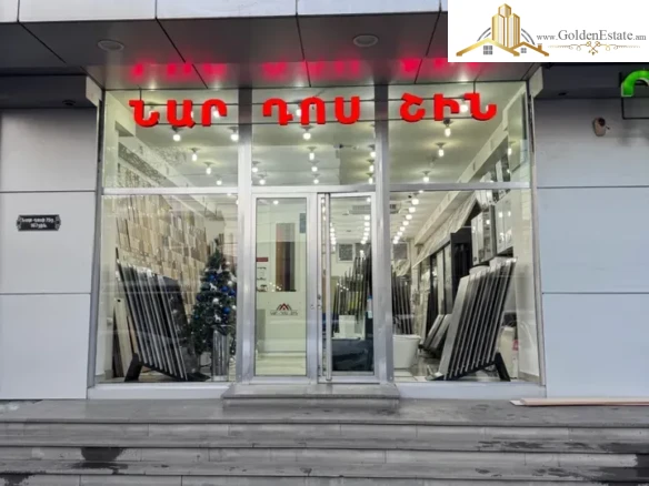 📣 Վարձով է տրվում Առևտրային տարածք Նար-Դոսի փողոցում կենտրոնում, 80 քմ