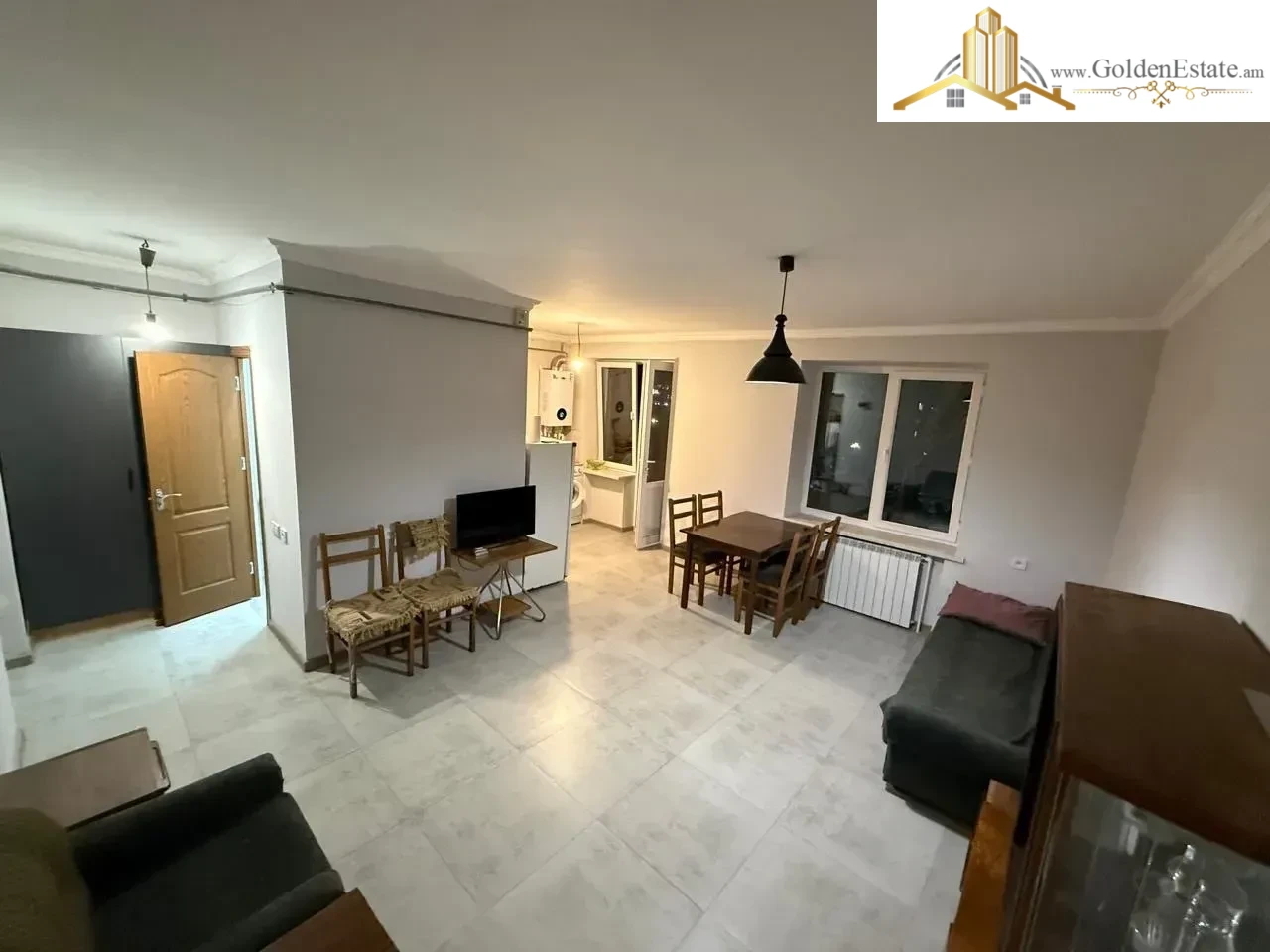📣 For rent: a 1-room apartment on Garegin Njdeh Street in Shengavit, 39 sq m, stone building