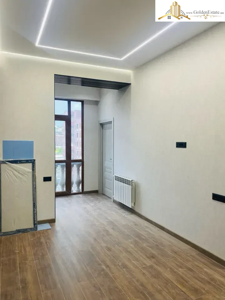📣 Վաճառվում է 2 սենյականոց բնակարան նորակառույց շենքում Ադոնցի փողոցում Արաբկիրում, 46 քմ, նախավերջին հարկ