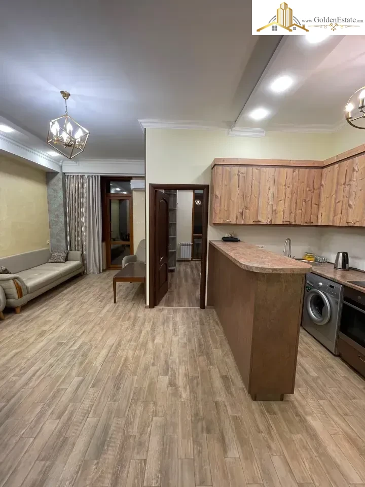📣 Վարձով է տրվում 2 սենյականոց բնակարան նորակառույց շենքում Ադոնցի փողոցում Արաբկիրում, 50 քմ, 6/8 հարկ