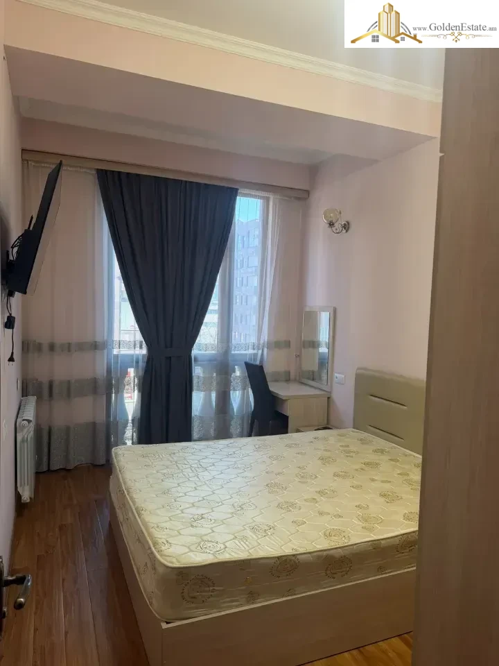 📣 Վարձով է տրվում 2 սենյականոց բնակարան նորակառույց շենքում Ադոնցի փողոցում Արաբկիրում, 44 քմ, 6/8 հարկ