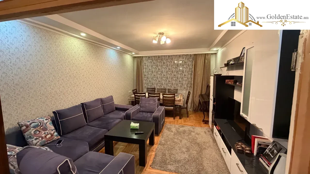 📣 Վաճառվում է 3 սենյականոց բնակարան Սունդուկյան փողոցում Արաբկիրում, 91 քմ, 2/7 հարկ
