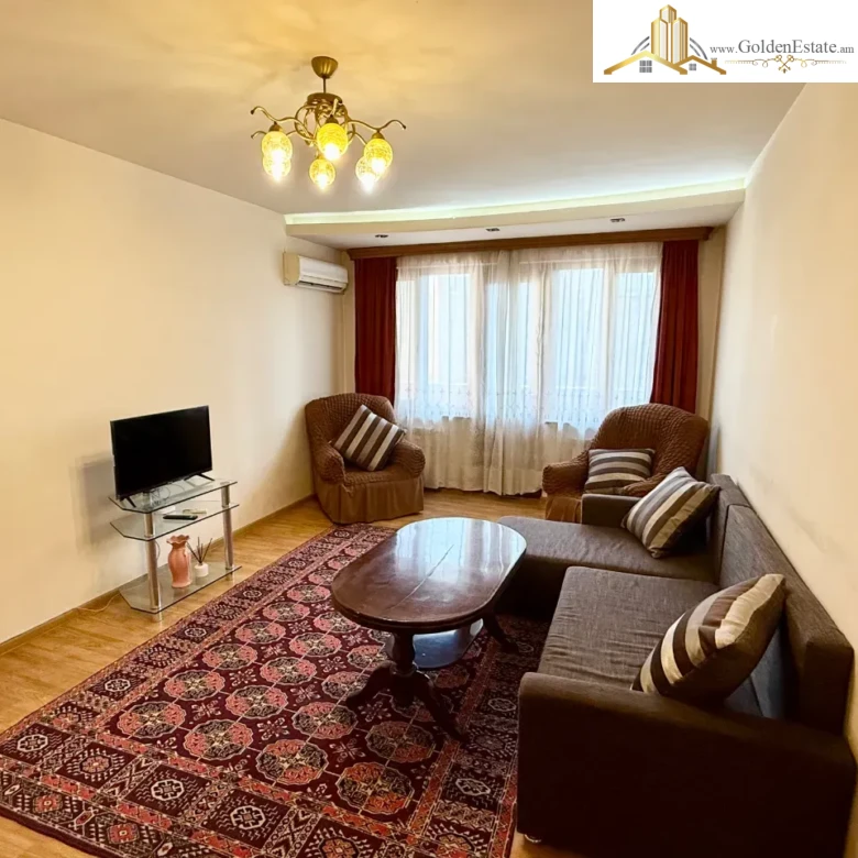 📣 For rent: a 2-room apartment on Tumanian Street in the city center, 60 sq m, 5/9th floor, high ceilings